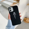 iPhone Black Soft Silicone Whale Shark Phone Case