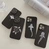 Load and play video in Gallery viewer, iPhone Black Soft Silicone Manta Phone Case